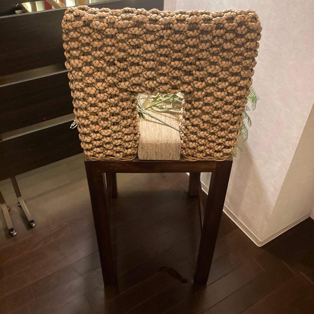 チェア ウォーターヒヤシンス アジアンテイスト カリッジマーケット