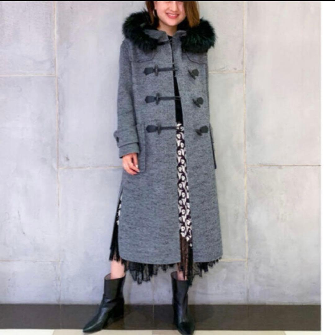 グレースコンチネンタル　ダイアグラム リバーダッフルコート　36