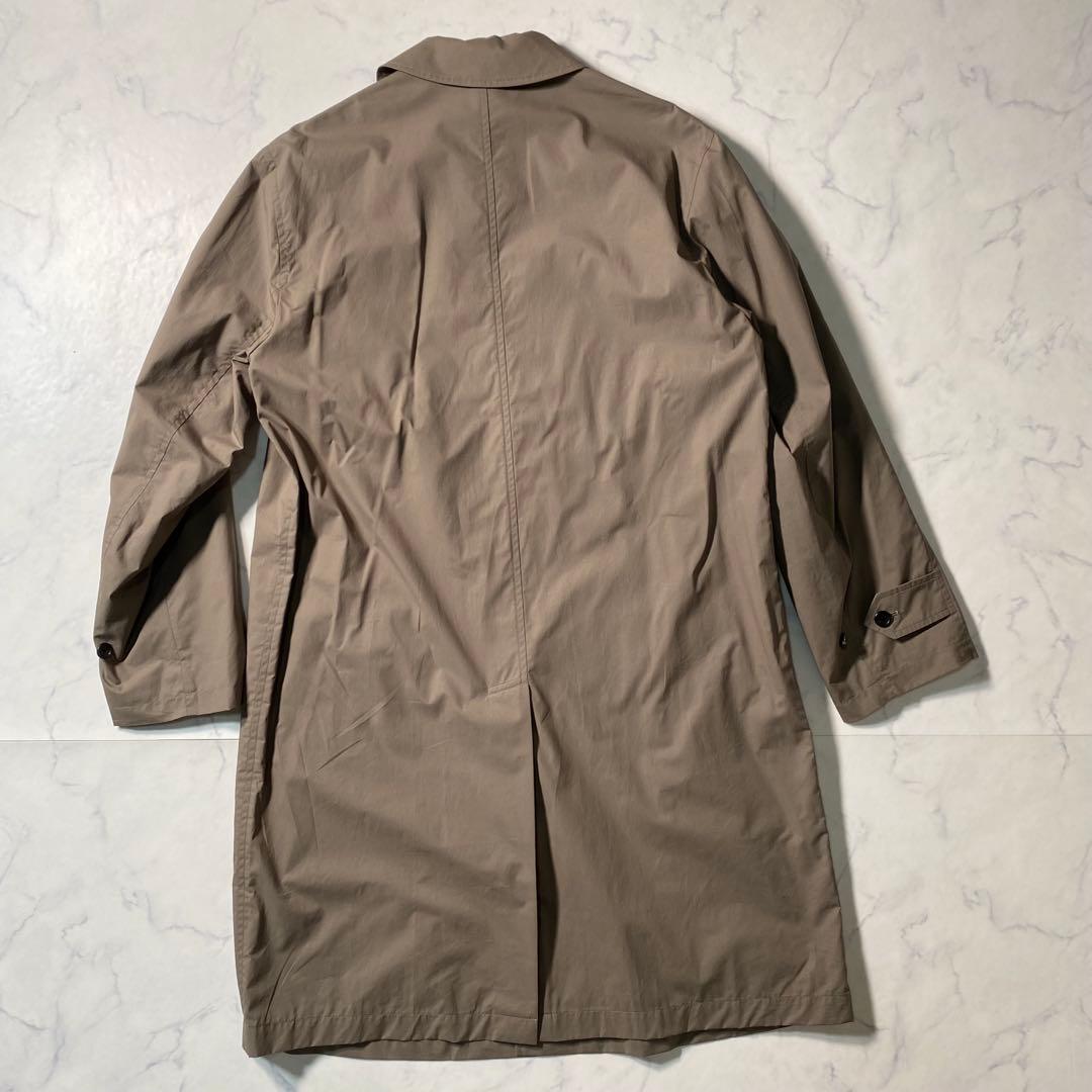 美品】マーガレットハウエル　ステンカラーコート　比翼　ロングコート　大きいサイズ