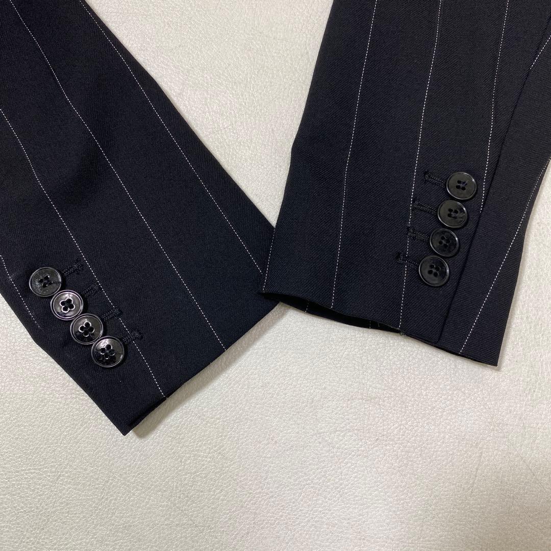 美品 ポロ ラルフローレン ストライプ ダブル スーツ セットアップ