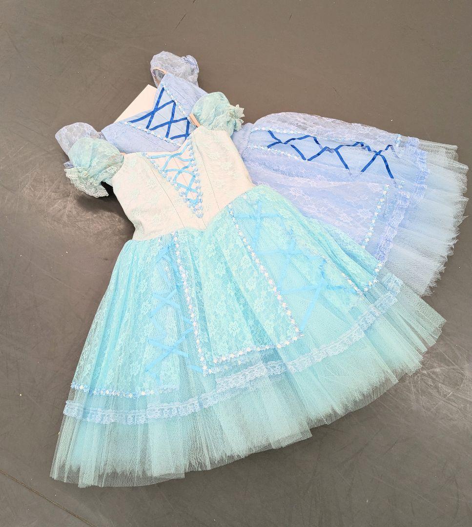 バレエ衣裳/ジュニア 3色11着セット　頭飾り(9セット)付き