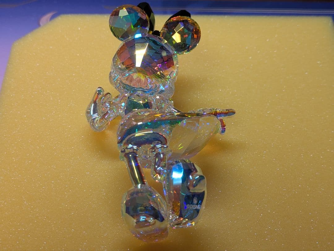 スワロフスキー Disney100周年 ミニー クリスタルオブジェ