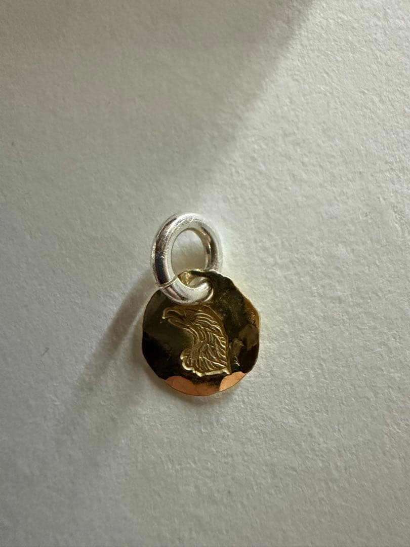 アクセサリー LARRY SMITH 18K GOLD EAGLE HEAD PENDANT