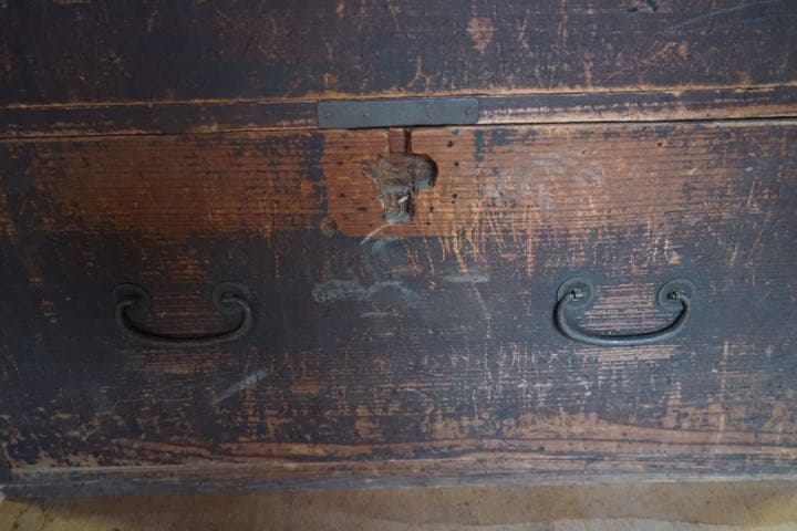 木製の箪笥 棚 古民具