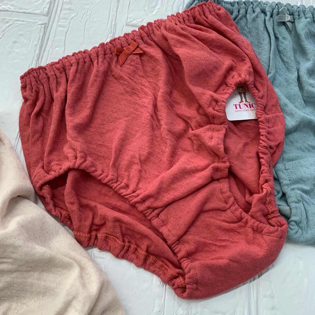 鴨居羊子　TUNIC オヤスミパンツ　綿100%ふんわりやさしい素材　L 3枚