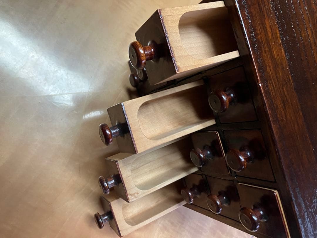 木製アクセサリー箱、本漆、希少