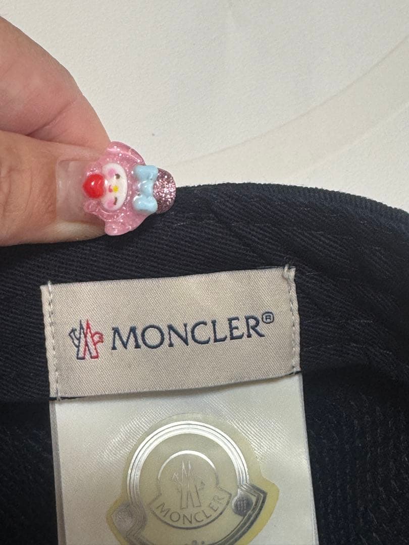 ⭐︎正規品⭐︎美品⭐︎MONCLER ネイビー ベースボールキャップ