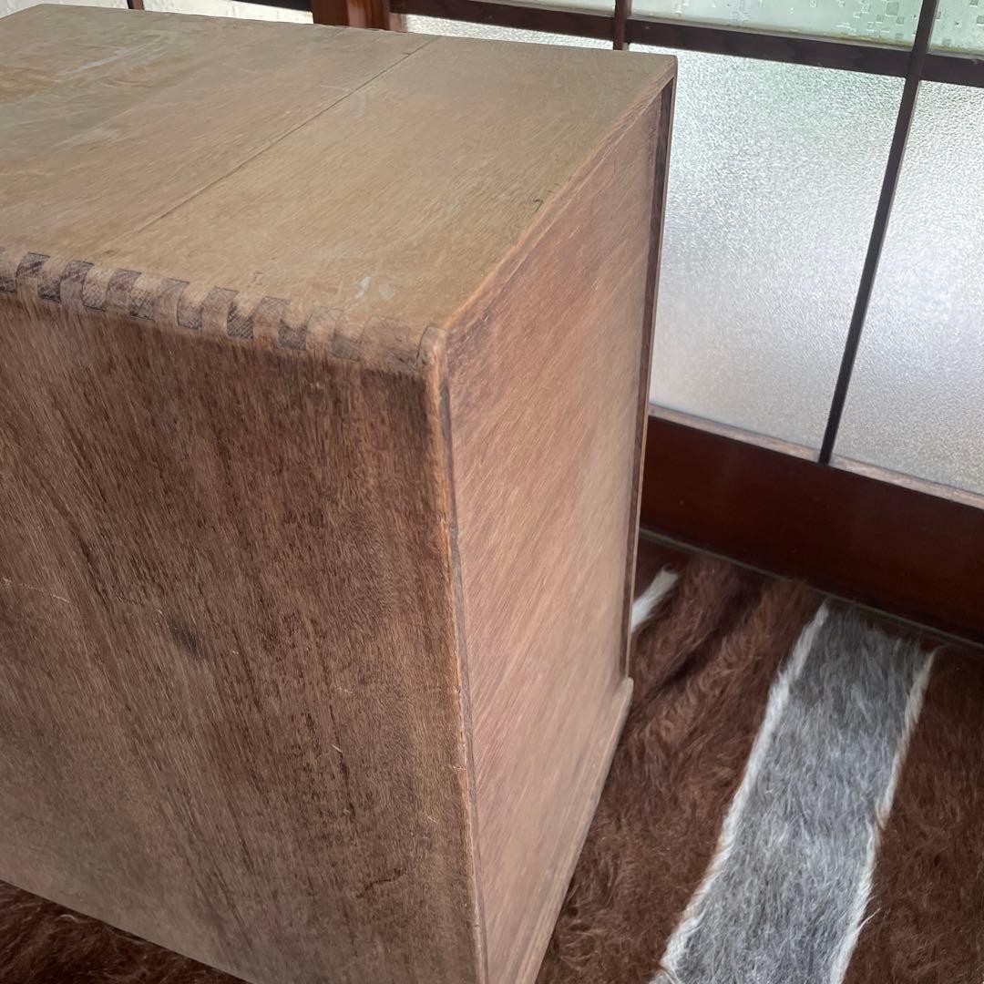 アンティーク　欅　小引き出し　書類棚　レトロ　収納棚　書類ケース　店舗什器