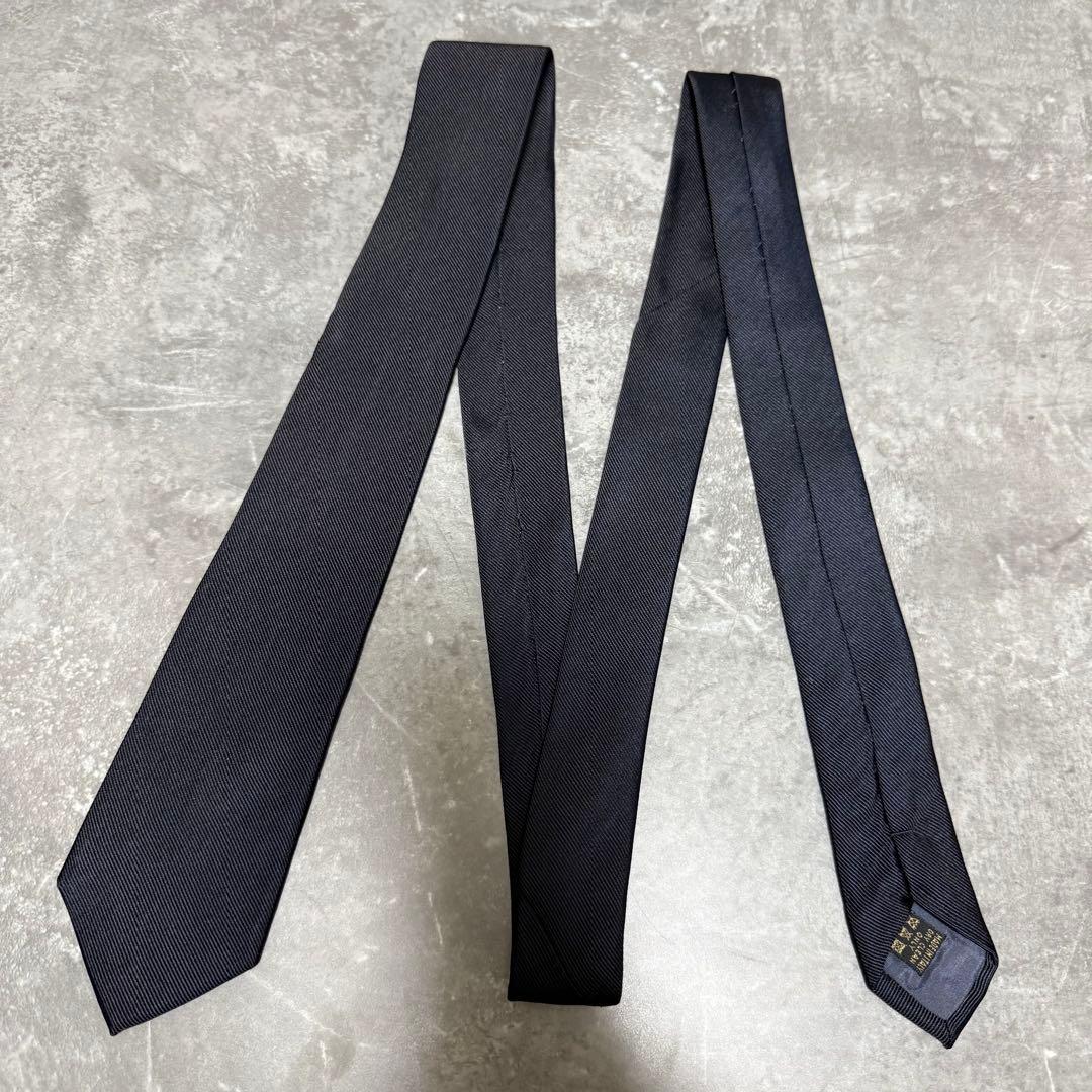 【✨極美品✨】Christian Dior ネクタイ ソリッド 無地 ブラック