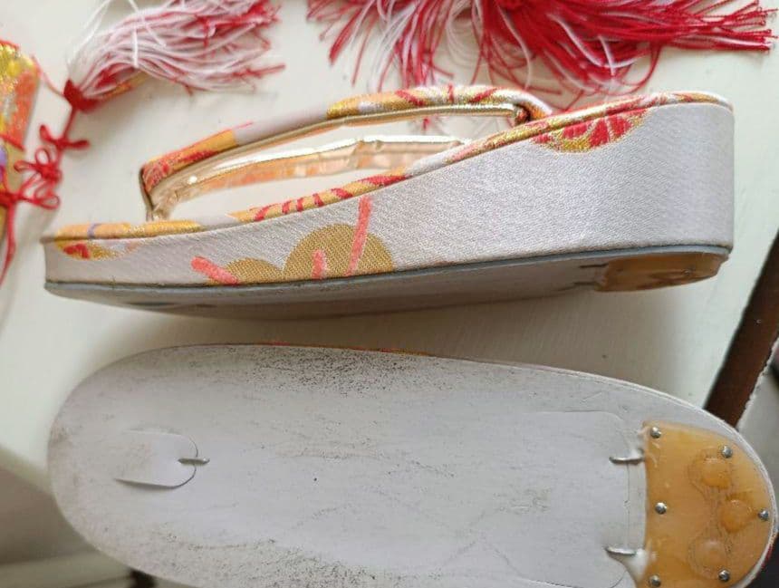 正絹☆絞り☆水色の着物単品