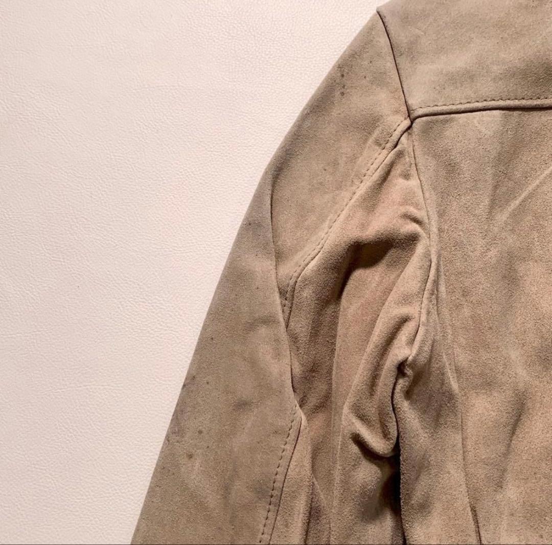 【こむちゃんまん】Schott 327 スエード ボンバージャケット