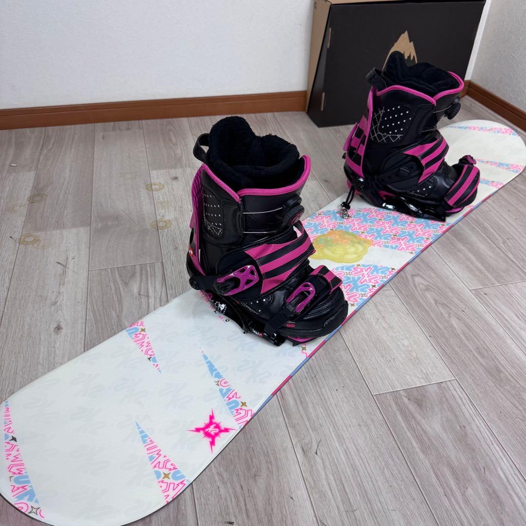 専用K2 RESQUE スノーボードセット 140cm ブーツ23.5cm