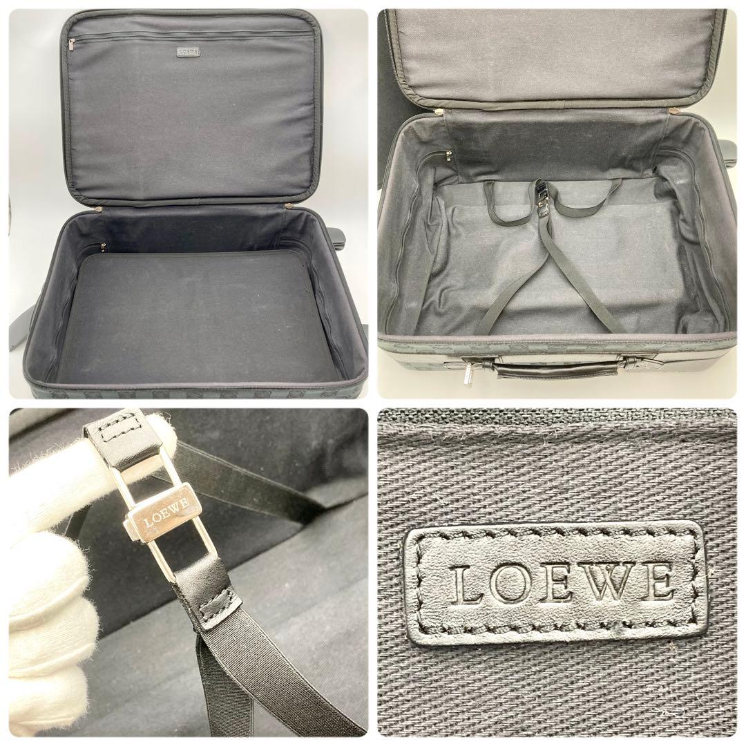 Karen✨LOEWE キャリーケース 旅行カバン 黒 アナグラム 大容量