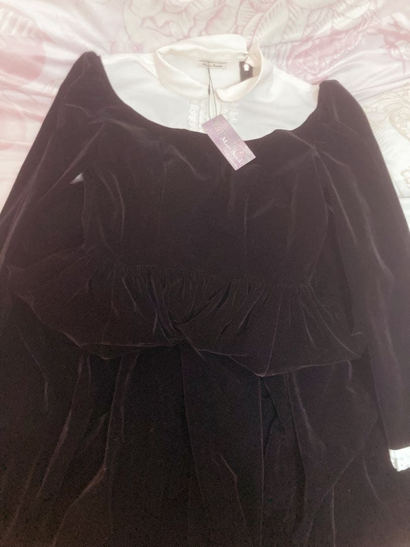 Mayo suzuki Black museé dress ワンピース ブラック