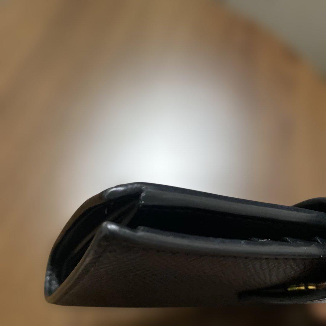 Celineセリーヌ ミディアム ストラップウォレット ブラック