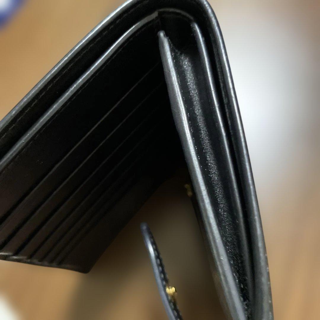 Celineセリーヌ ミディアム ストラップウォレット ブラック