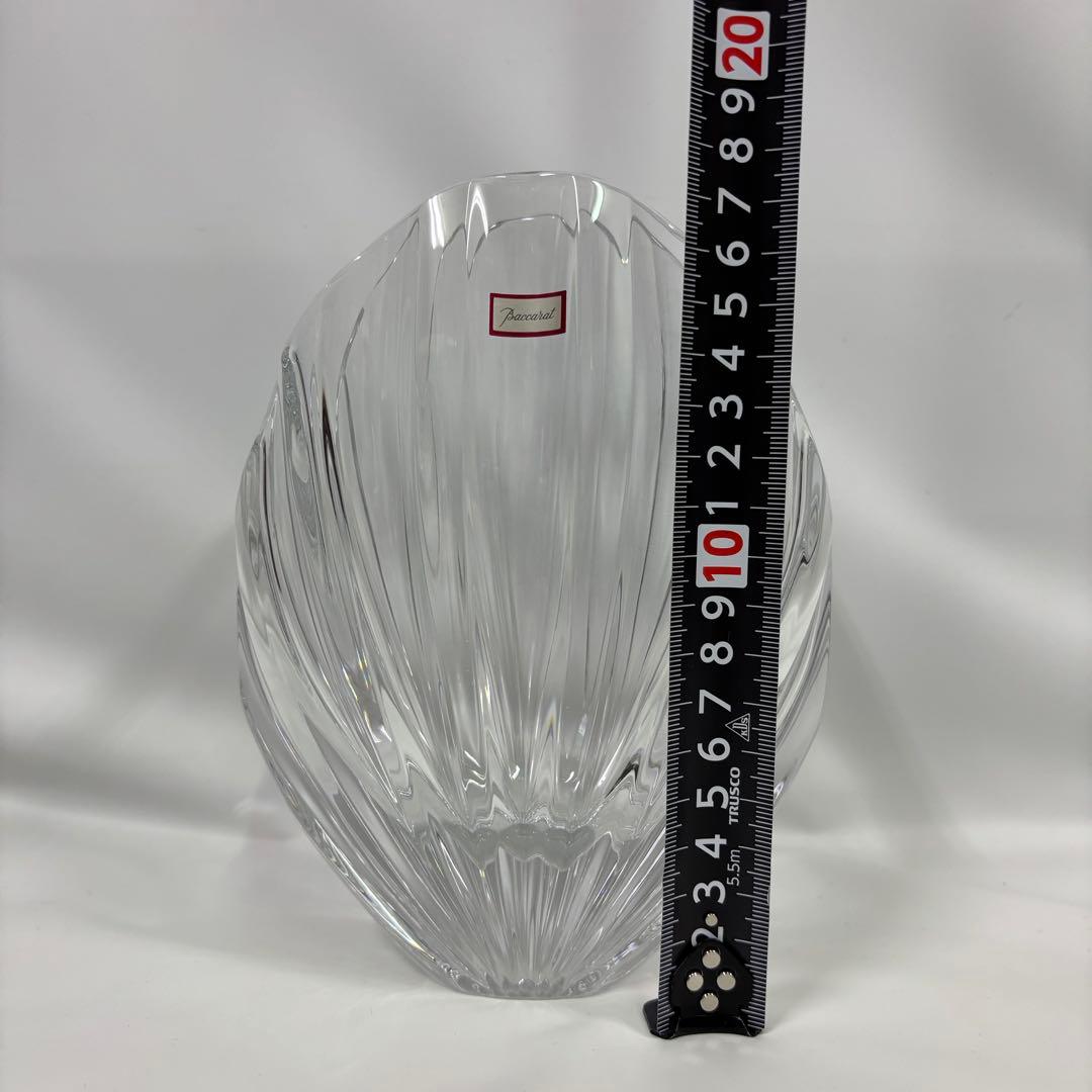 Baccarat バカラ リゴット シェル型 フラワーベース 花瓶