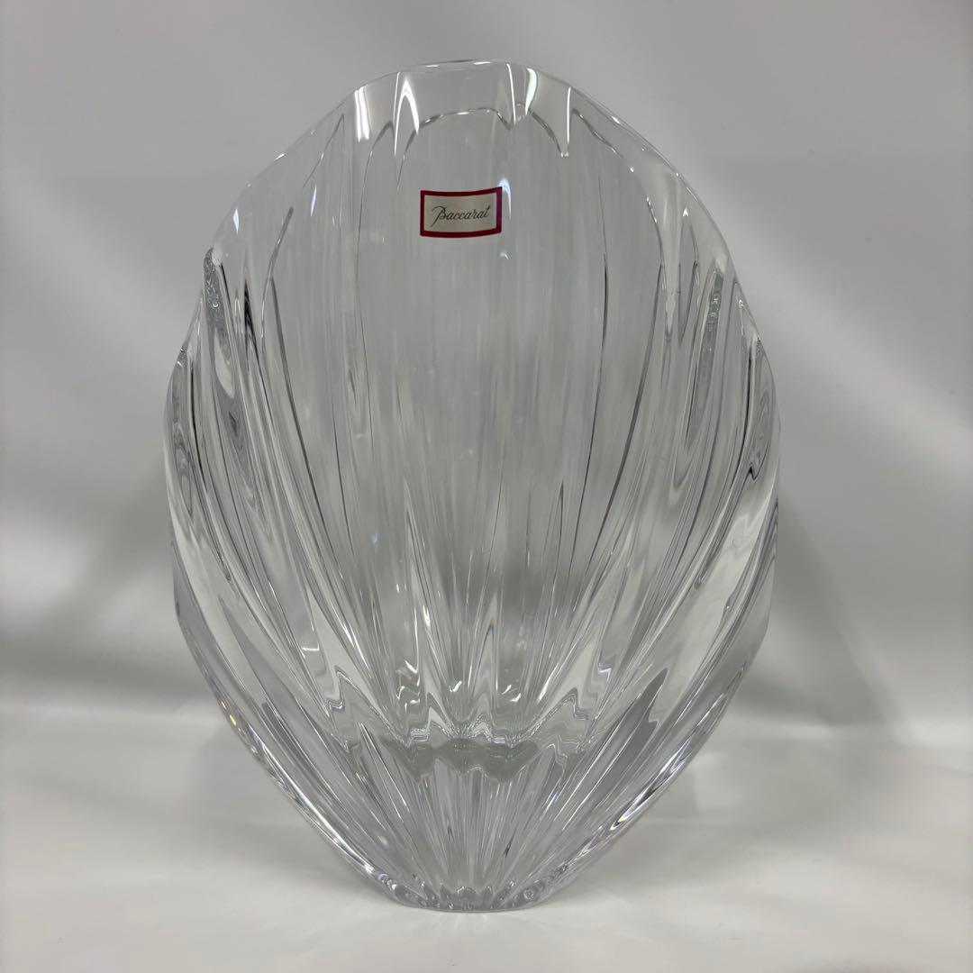 Baccarat バカラ リゴット シェル型 フラワーベース 花瓶