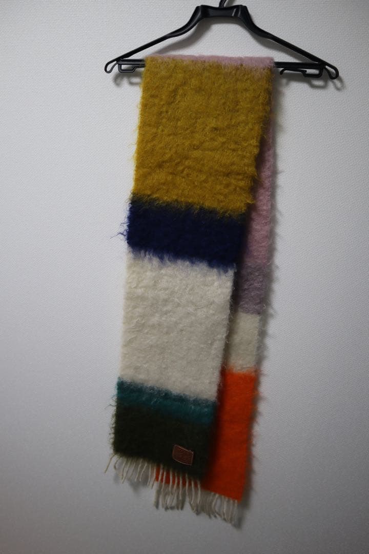 LOEWE モヘヤ　マフラー　モヘア　ロエベ さストール　スカーフ　メンズ