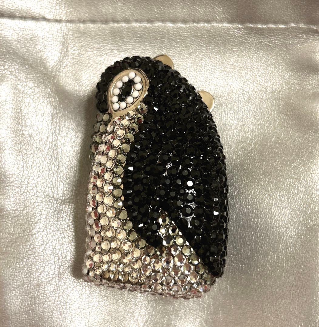 【未使用】ABISTEペンギンデザイン スワロフスキー