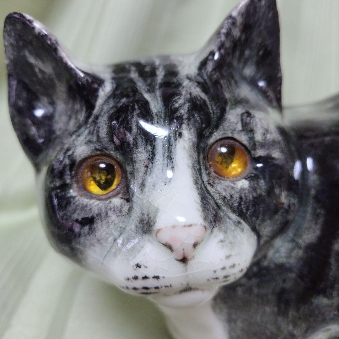 【値下げ】ウィンスタンレイ ケンジントンキャット☆ハチワレ　キジトラ猫No.40