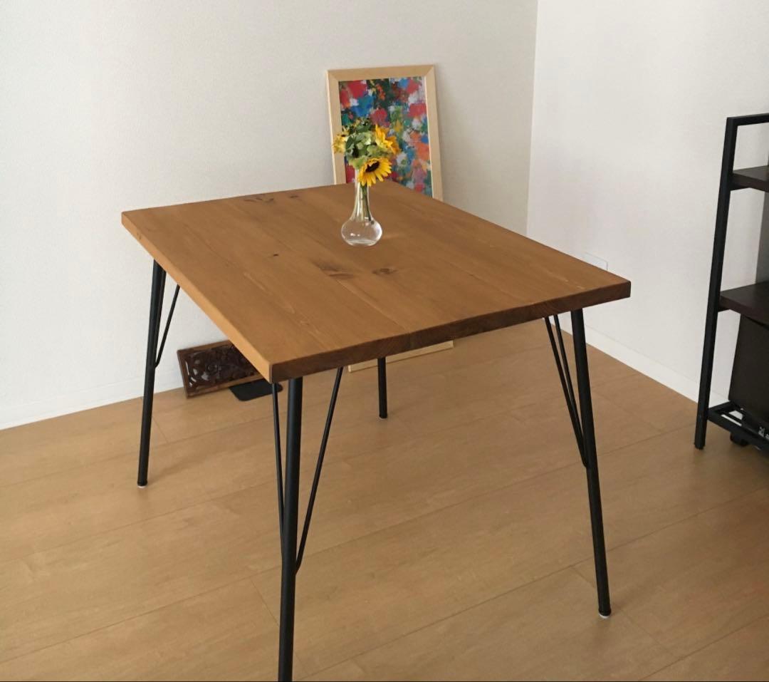 木製ダイニングテーブル　送料8600円込