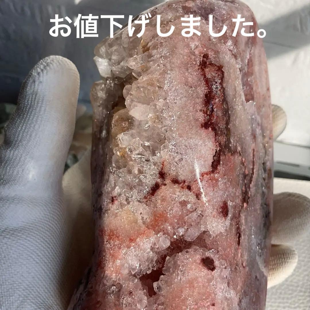 高品質希少ピンクアメジスト　ザクザクジオード、ドゥルージーとても綺麗 1.kg