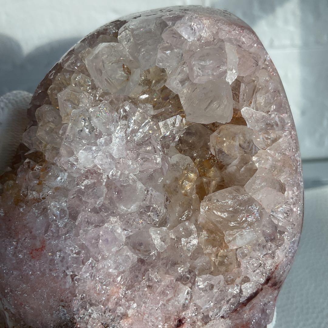 高品質希少ピンクアメジスト　ザクザクジオード、ドゥルージーとても綺麗 1.kg