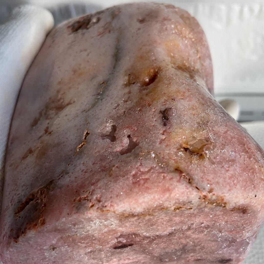 高品質希少ピンクアメジスト　ザクザクジオード、ドゥルージーとても綺麗 1.kg