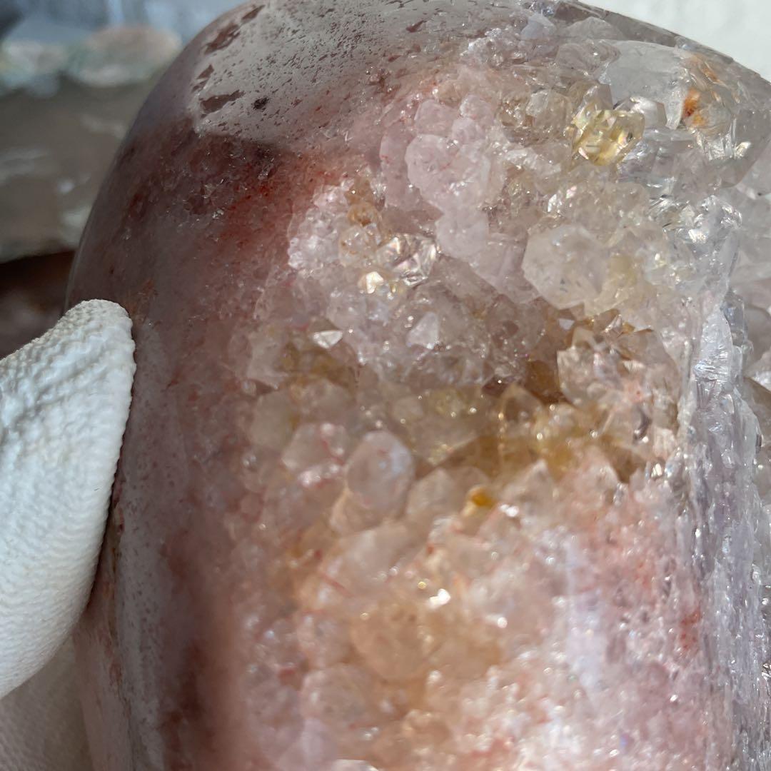 高品質希少ピンクアメジスト　ザクザクジオード、ドゥルージーとても綺麗 1.kg