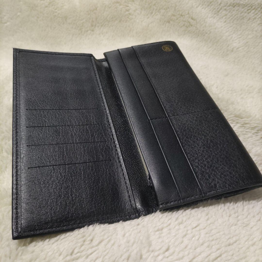 皇居　皇室　限定　長財布　折り財布　本革　黒