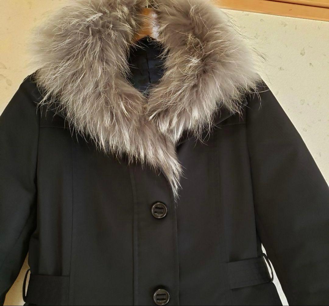 着回し抜群●KTキヨコタカセ　ダウンコート　ファー着脱可　リバーシブル　11号