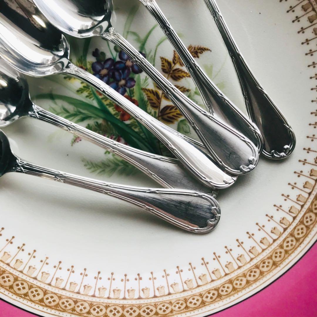 クリストフ　純銀P リュバン　コーヒースプーン　６本セット