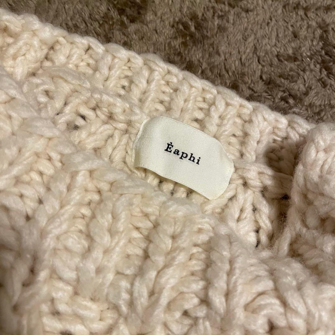 Eaphi HAND DESIGN OVER KNIT ニット