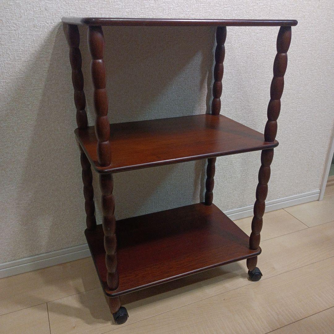 ナジコ 3段棚 ラック 昭和レトロ 古道具　アンティーク 当時物