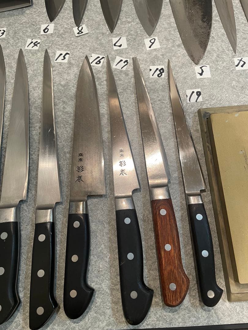 包丁　魚屋引退20本セット売り　希望価格コメントで正本　杉本　有次　正明　牛刀