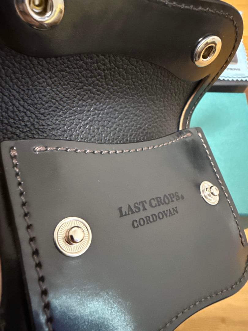 ラストクロップス　LCタング　シェルコードバン ブラック