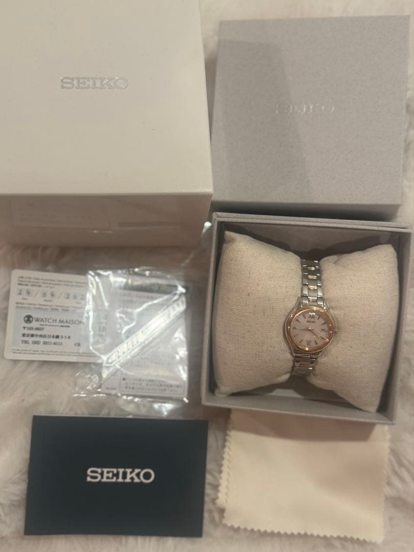 【新品未使用品】SEIKO レディース腕時計
