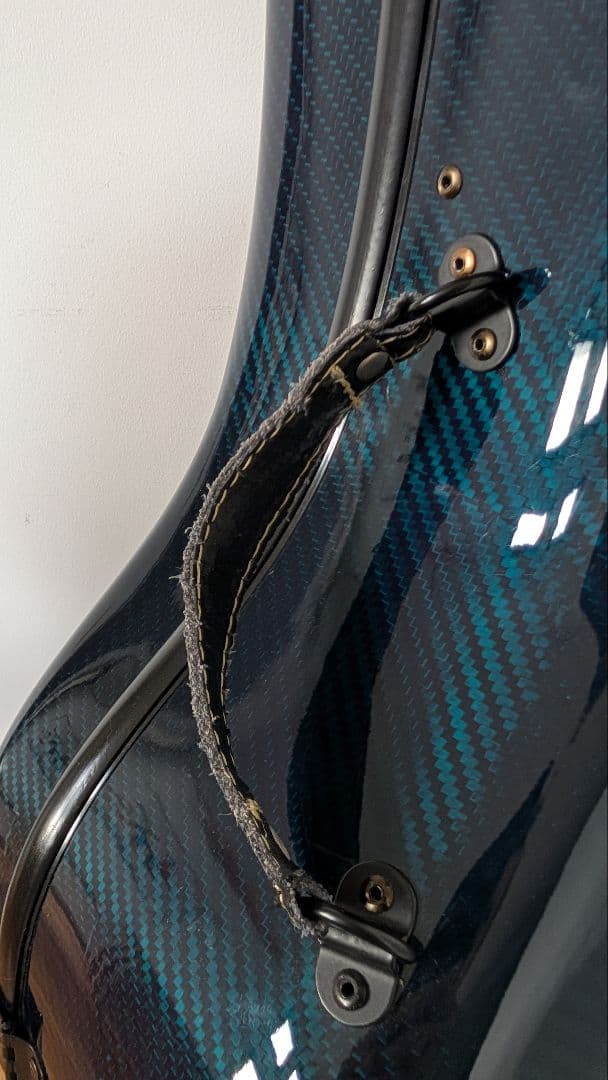 チェロ用ハードケース【HIMA】カーボンマスター青