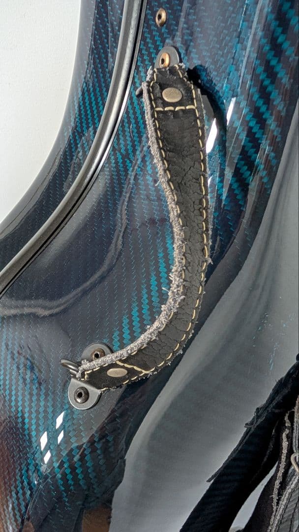 チェロ用ハードケース【HIMA】カーボンマスター青