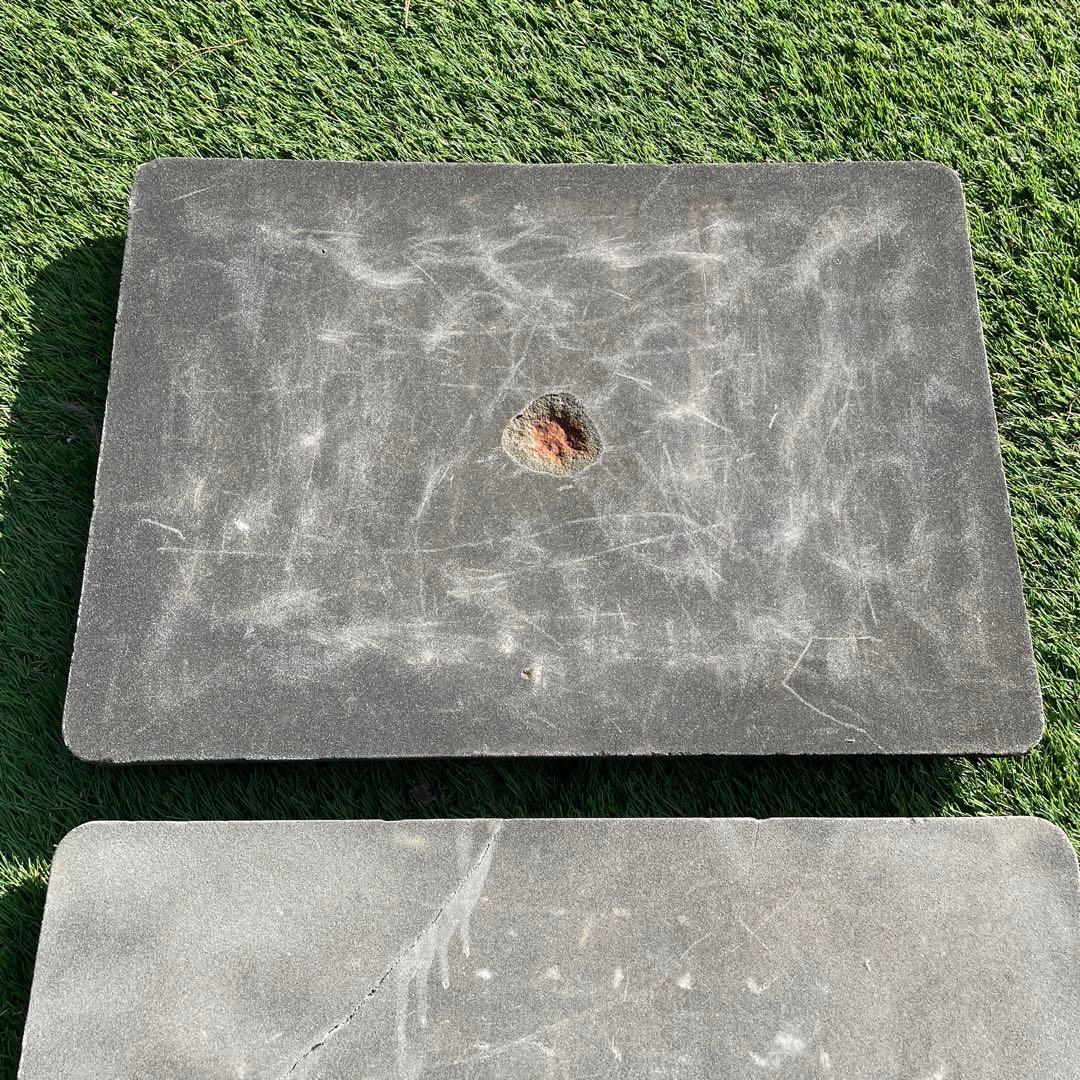 【訳あり特価A】盆栽回転台2台 「八木光の遍照台」角(特大)50×36【送料込】