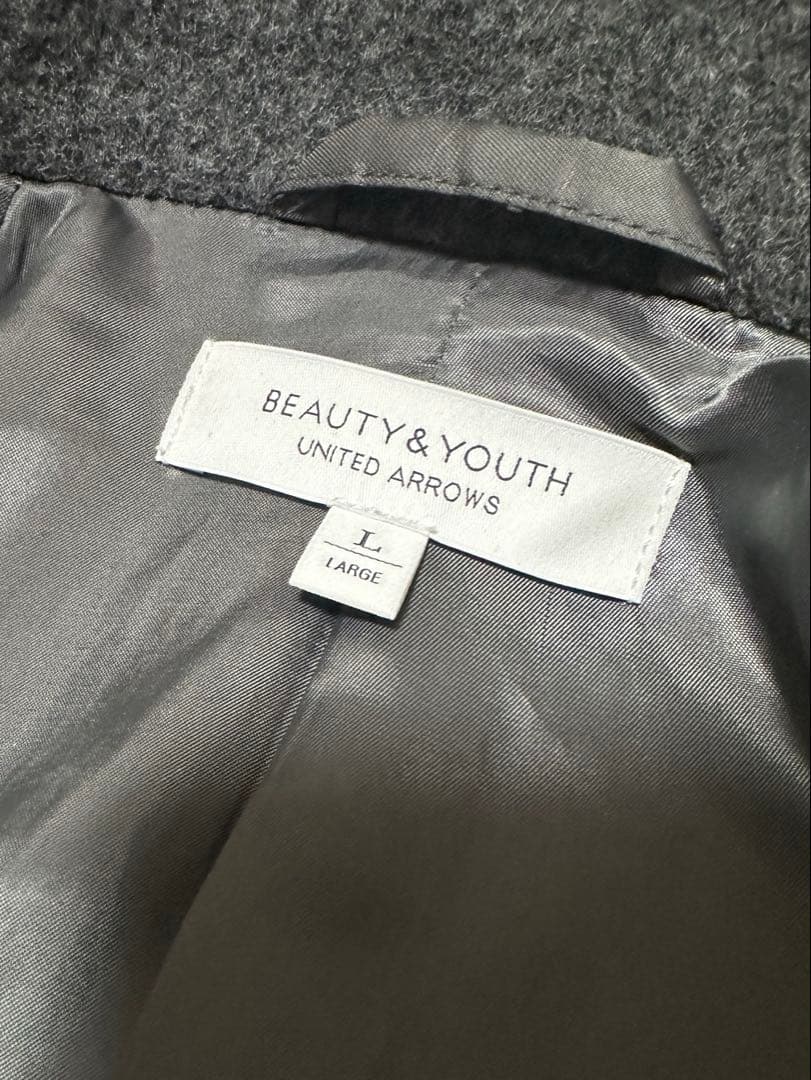 【値下げ】ビューティ＆ユース　ユナイテッドアローズ　メルトンスタンドカラーコート
