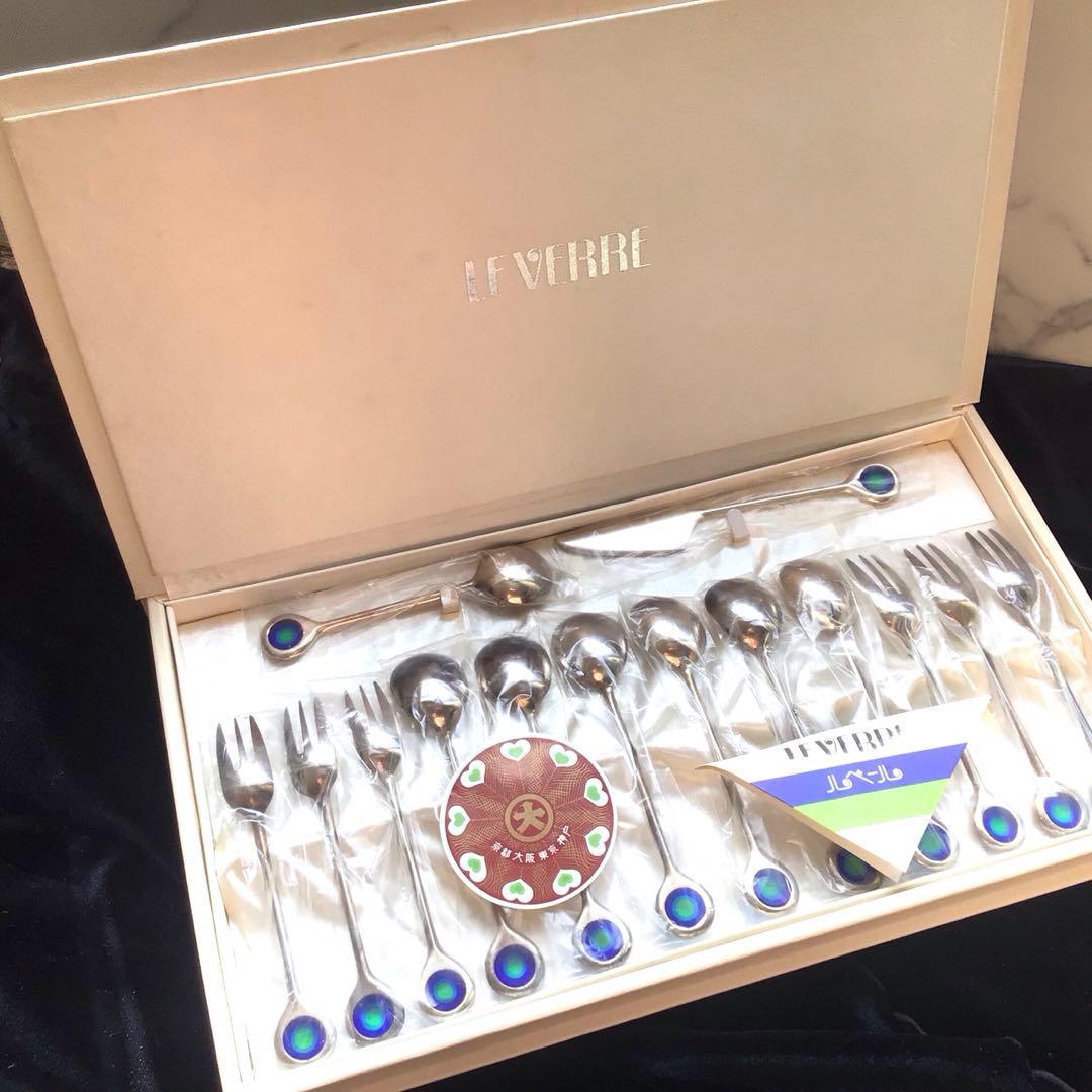 ニッケルシルバー 14点カトラリーセット　　田中貴金属