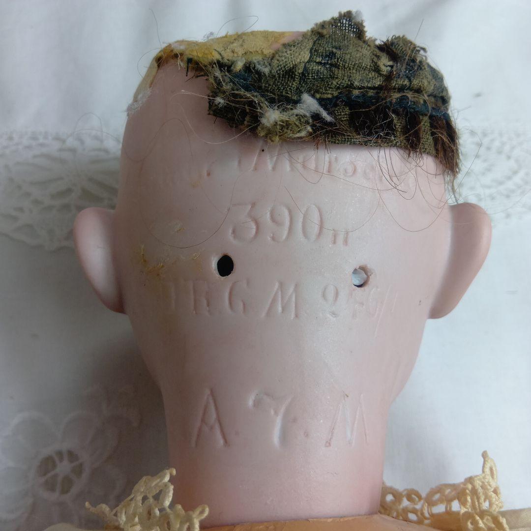 ♥夏の大特価Sale♥色白なお顔のアンティークビスクドール♥アーモンドマルセル