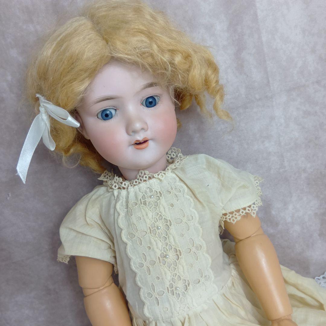 ♥夏の大特価Sale♥色白なお顔のアンティークビスクドール♥アーモンドマルセル
