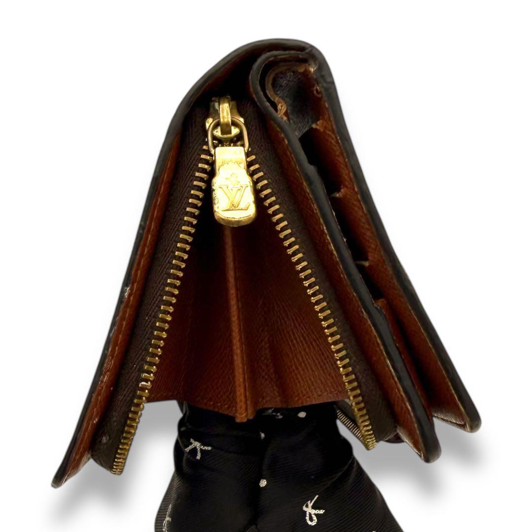 【美品】　ルイヴィトン モノグラム 折り財布 コンパクトジップ　コンパクト財布