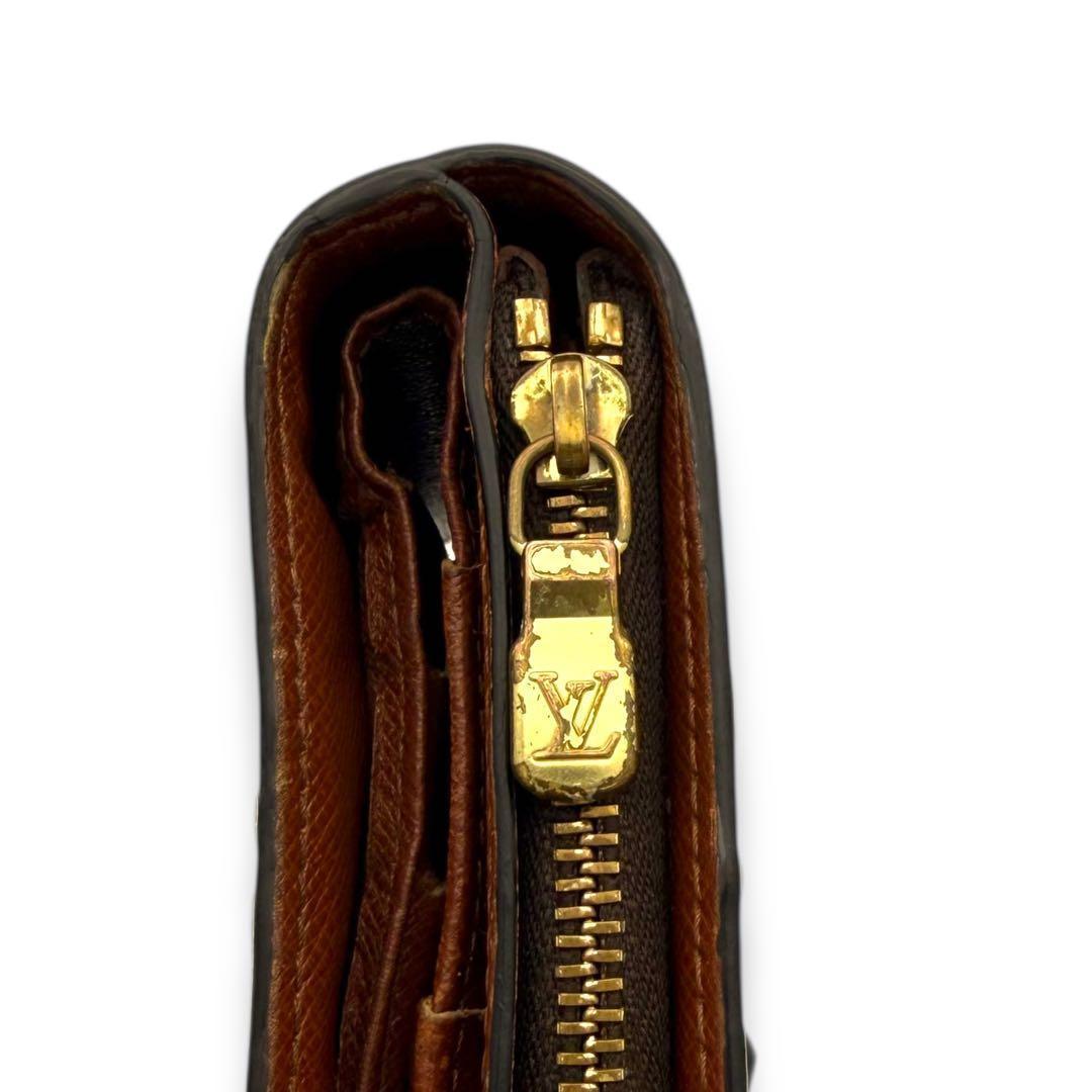 【美品】　ルイヴィトン モノグラム 折り財布 コンパクトジップ　コンパクト財布