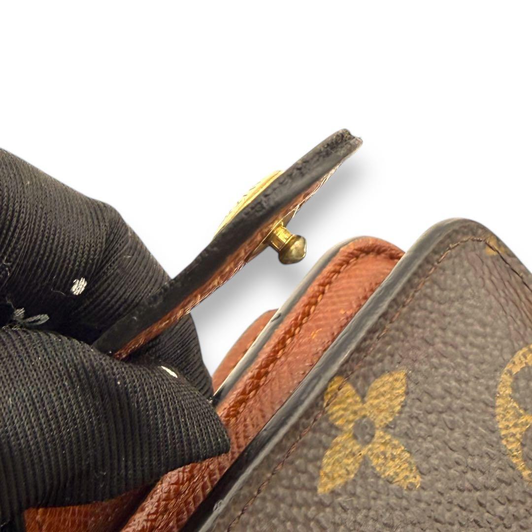 【美品】　ルイヴィトン モノグラム 折り財布 コンパクトジップ　コンパクト財布