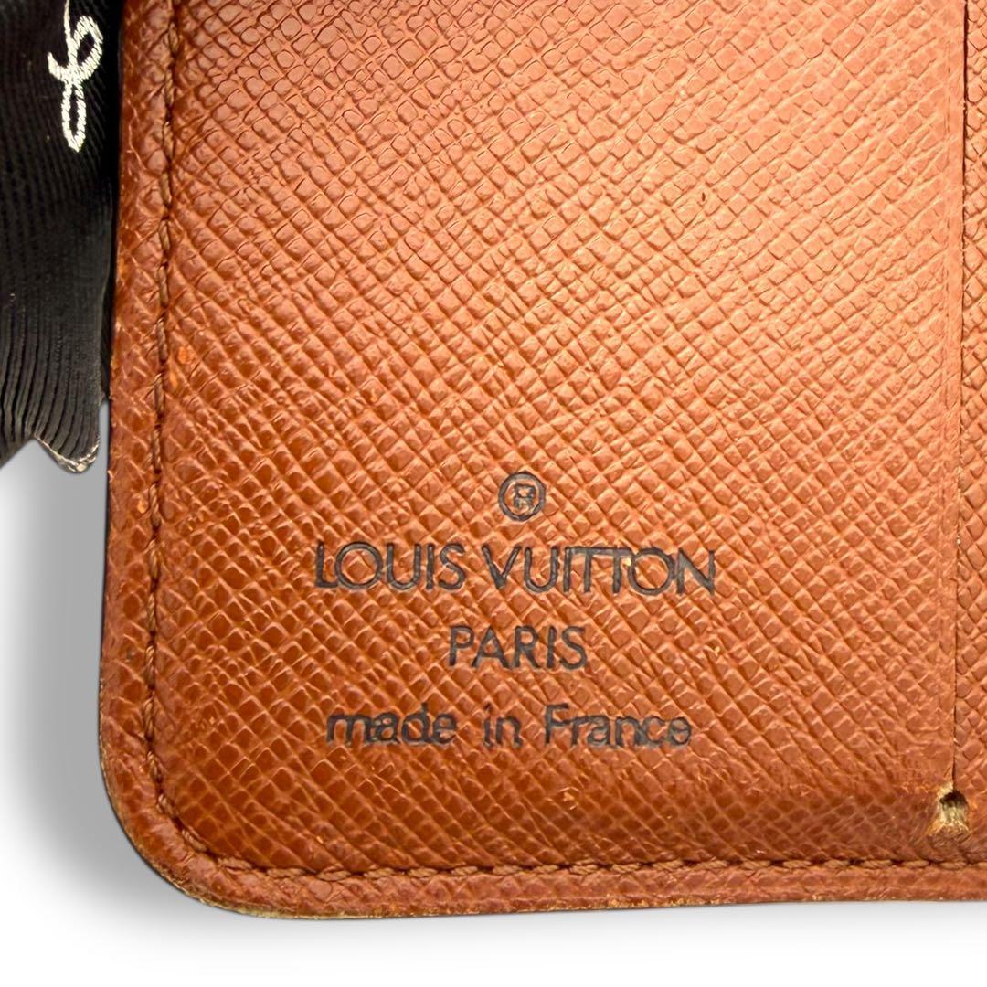 【美品】　ルイヴィトン モノグラム 折り財布 コンパクトジップ　コンパクト財布