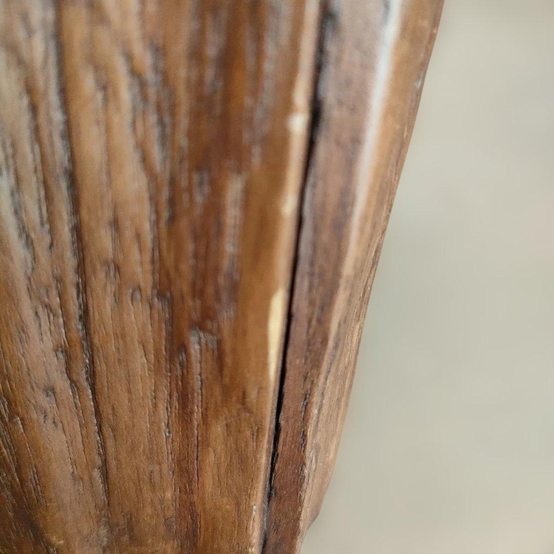 ☆値下げ☆チーク材収納ボックスチェア ヒンジ付き蓋　ナチュラルウッド